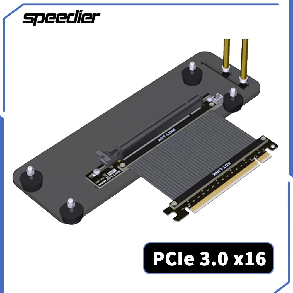 Pcie 4.0 X16 Riser Cable 90 Degree - PCI Express X16 Graphics Card Vertical