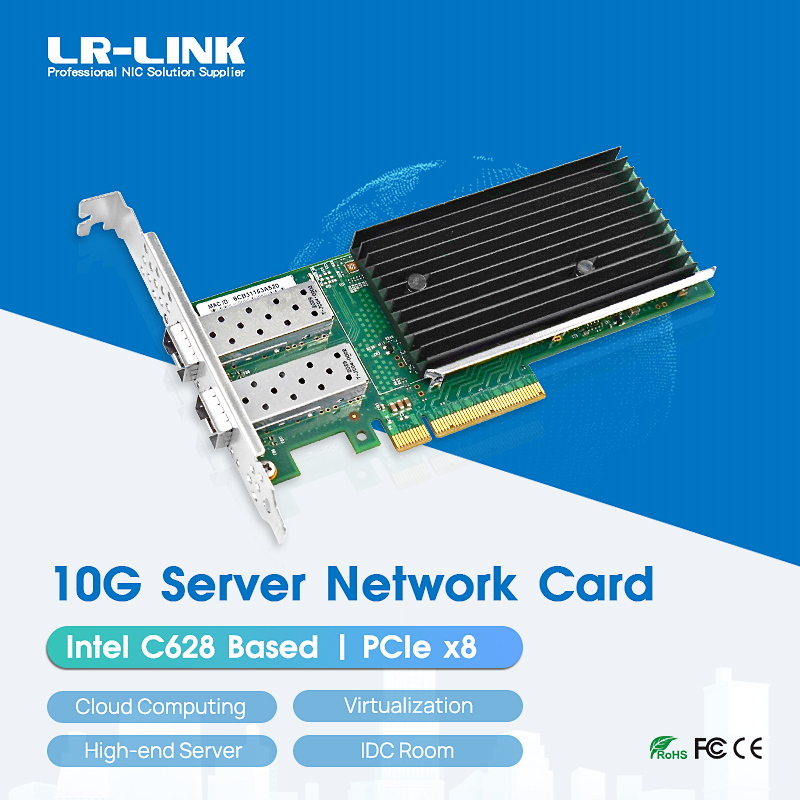 10Gb Sfp+ Pcie Network Card Dual Port - LR-LINK 1010PF-2SFP+ PCIe x8 Dual-port 10Gb