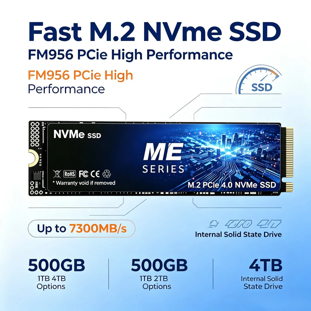 ME SSD 500GB 1TB 2TB 4TB M.2 S - M.2 Nvme 4Tb Pcie 4.0 Ssd recension och pris
