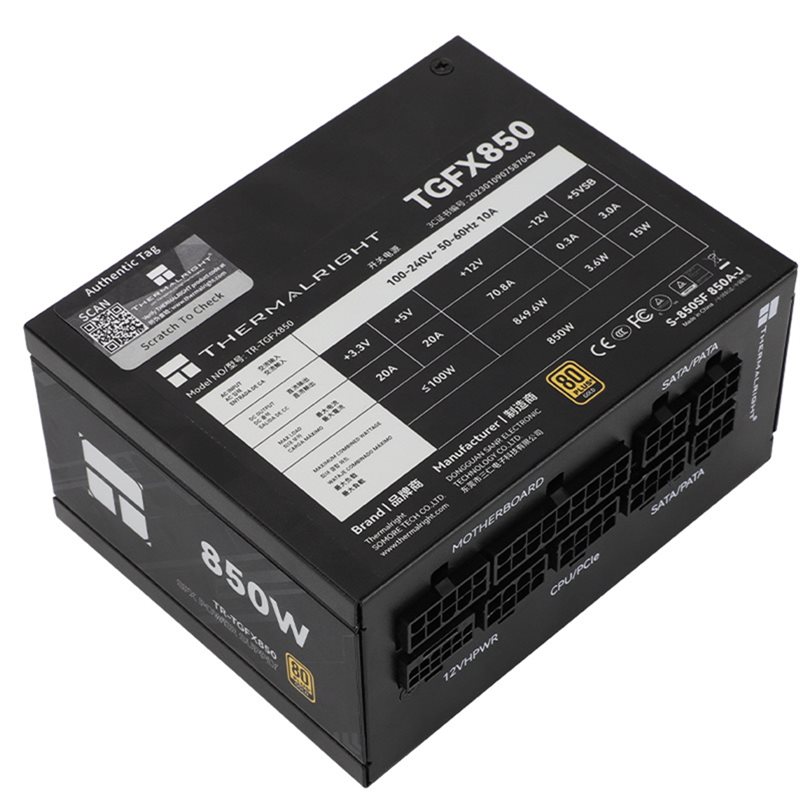 Thermalright TR-TGFX850 SFX Go - Sfx Power Supply 850W Gold recension och pris