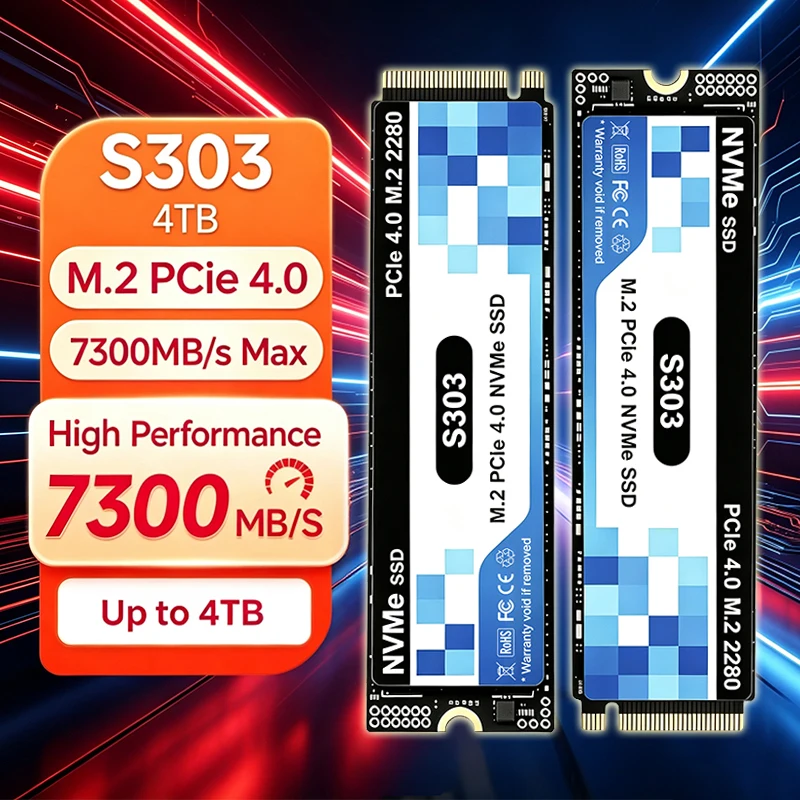 2026 New Original S303 M.2 SSD - M.2 Nvme 4Tb Pcie 4.0 Ssd recension och pris