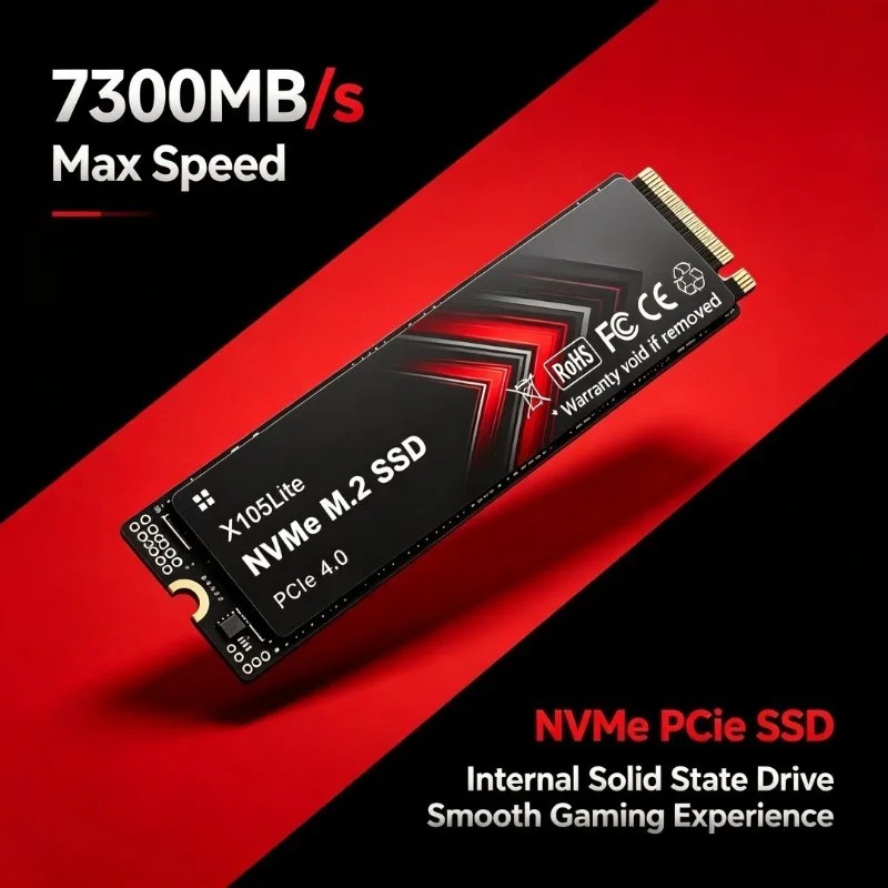 X105Lite 500GB-4TB M.2 PCIe 4. - M.2 Nvme 4Tb Pcie 4.0 Ssd recension och pris
