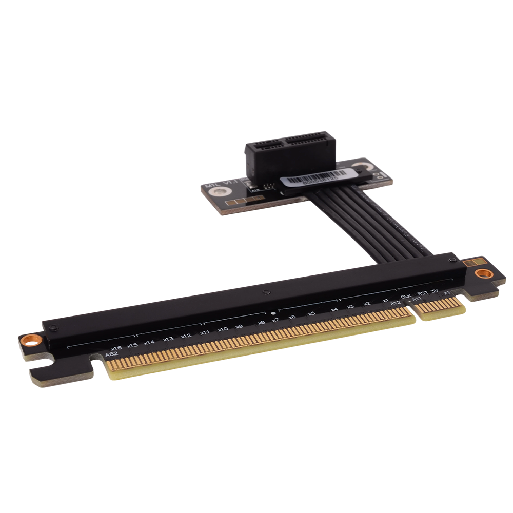 PCIe 4.0 X16 To X1 X4 X8 Exten - Pcie 4.0 X16 Riser Cable 90 Degree recension och pris