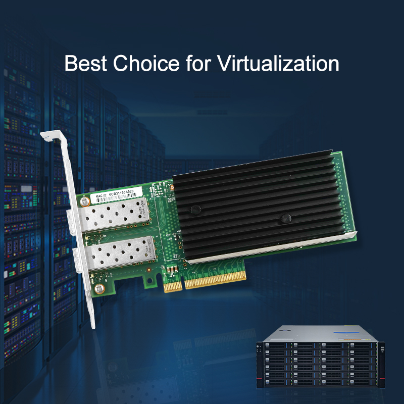 LR-LINK 1010PF-2SFP+ PCIe x8 D - 10Gb Sfp+ Pcie Network Card Dual Port recension och pris