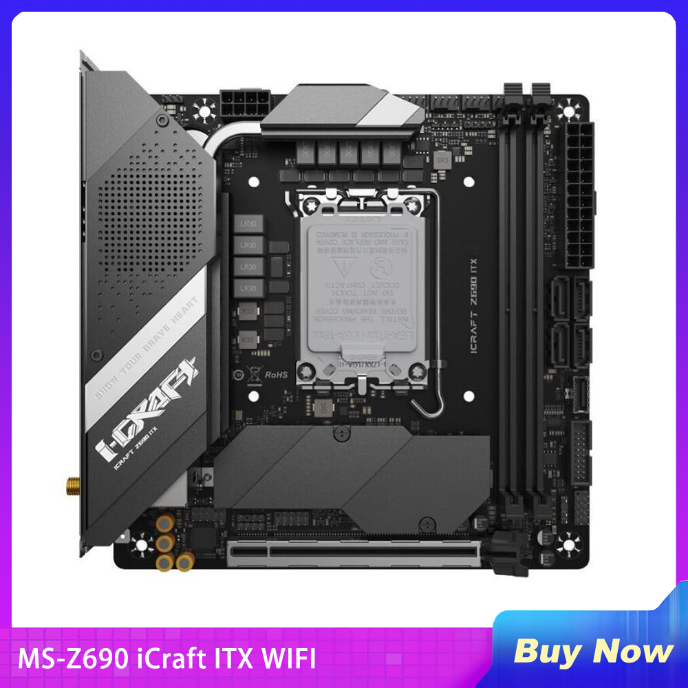 New MS-Z690 iCraft ITX WIFI De - Lga 1700 Ddr5 Itx Motherboard recension och pris