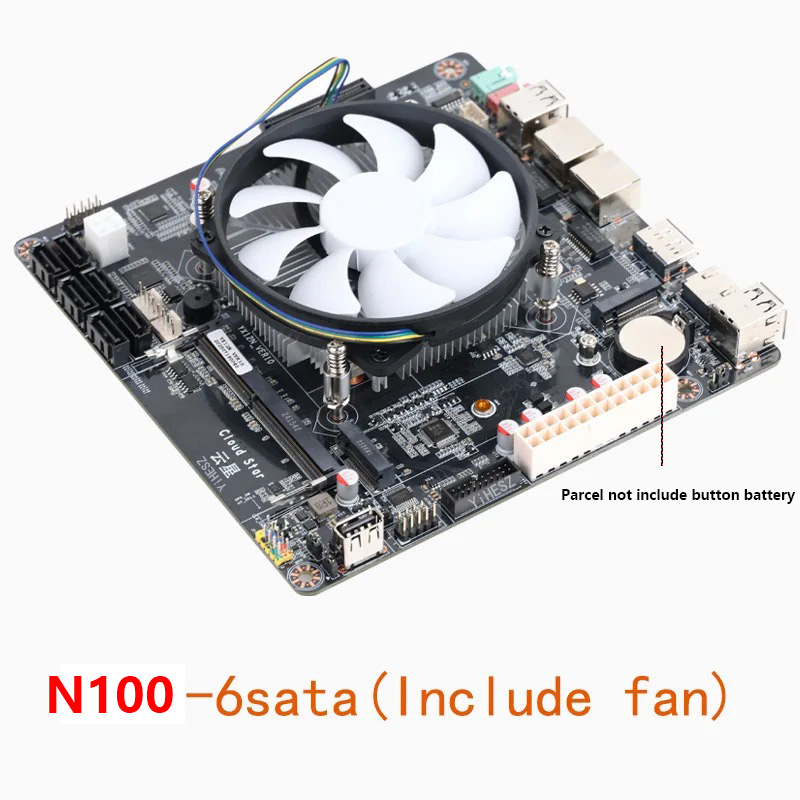Intel N100 Mini-ITX Motherboar - Nas Motherboard N100 6 Sata recension och pris