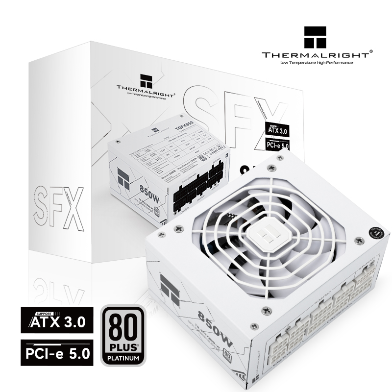 Thermalright TR-TPFX850-W Whit - Sfx Power Supply 850W Gold recension och pris